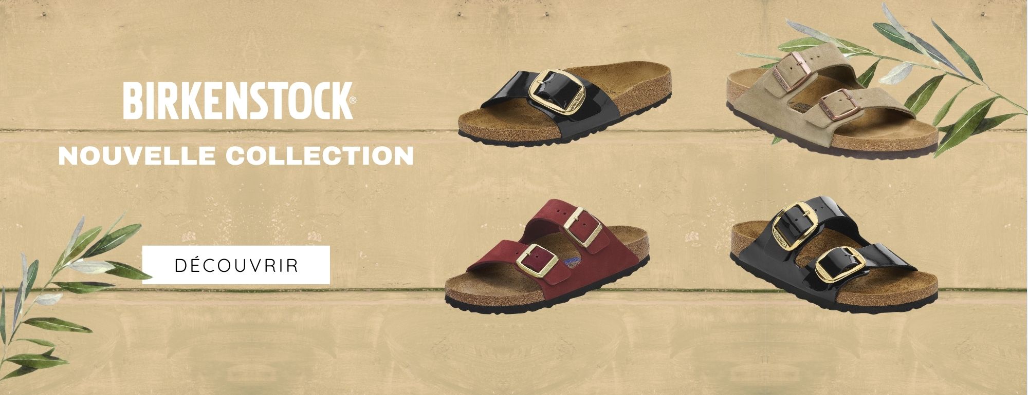 Des nouvelles chaussures birkenstock sont disponibles chez Monday Chaussures